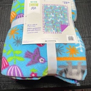 No sew fleece blanket kit
